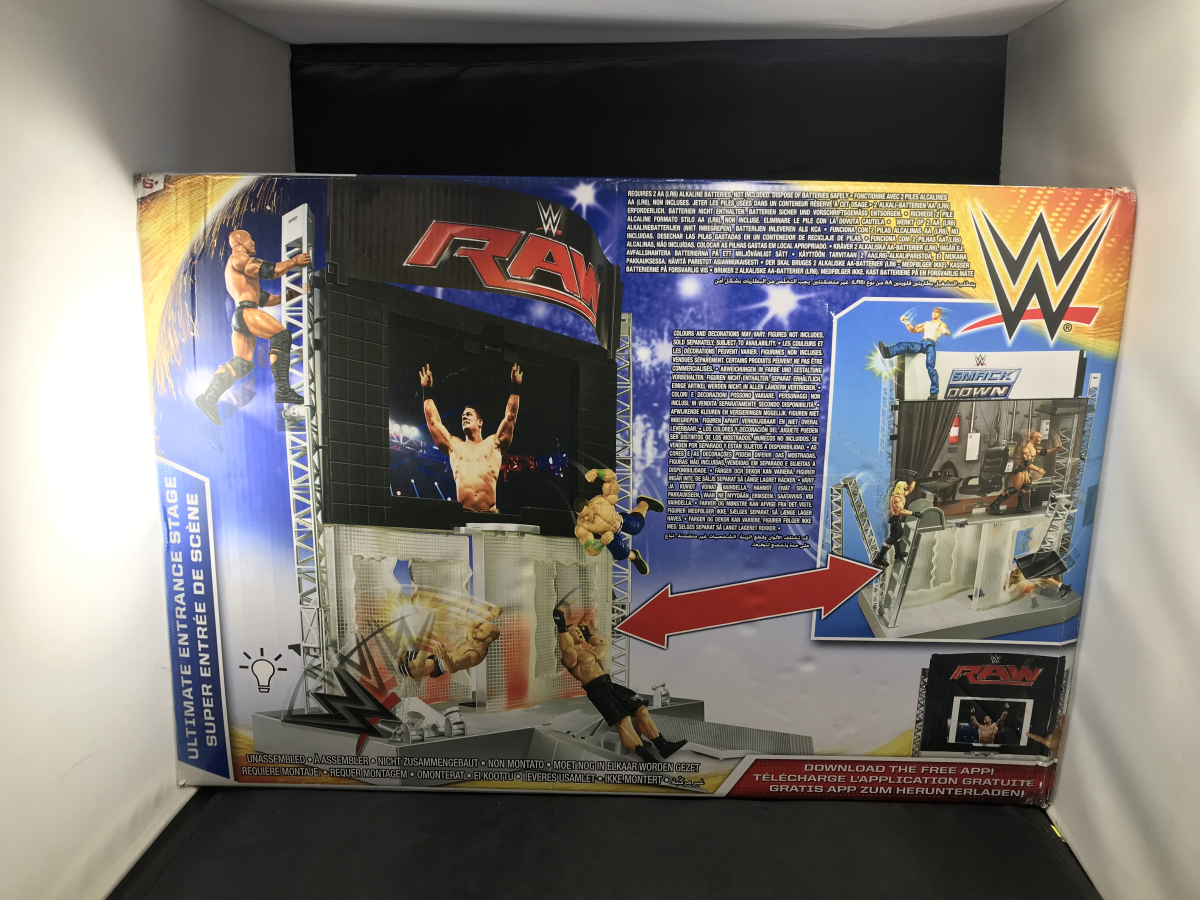 Mattel Wwe Electronic Ultimate Entrance And Back Stage - Auction