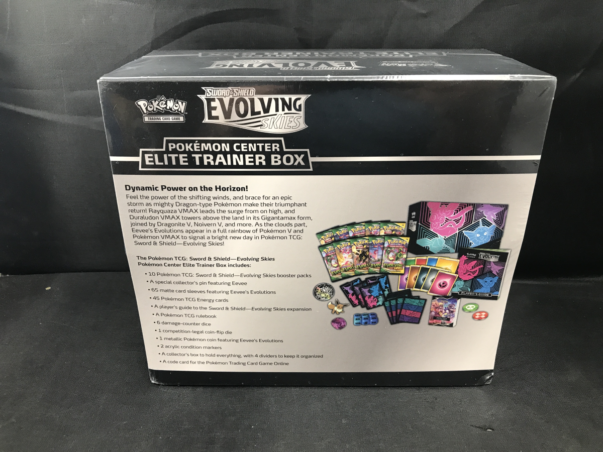 Evolving Skies Pokemon Center Elite Trainer Box [Glaceon/Vaporeon ...